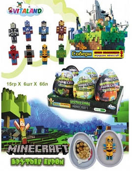 Яйце Джой Minecraft Максі 6 шт Vitaland