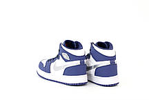 Жіночі кросівки Nike Air Jordan.Blue. ТОП Репліка ААА класу., фото 3
