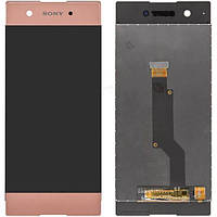 Дисплей Sony Xperia XA1 G3112 + сенсор розовый