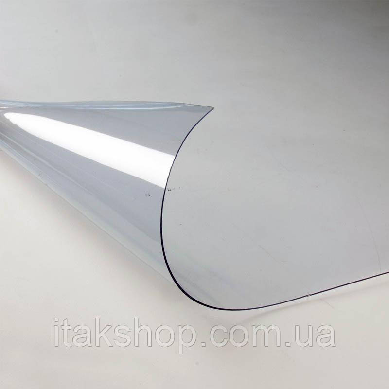 Скатертина м'яке силіконове скло захист для столу і меблів Soft Glass (2.1х1.4м) товщина 1.5 мм Прозора