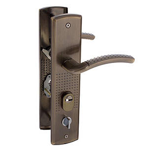 Комплект ручок для китайських дверей Бронза покращена L ліва