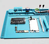 Силіконовий килимок для ремонту телефонів S-160 450*300 мм, фото 3
