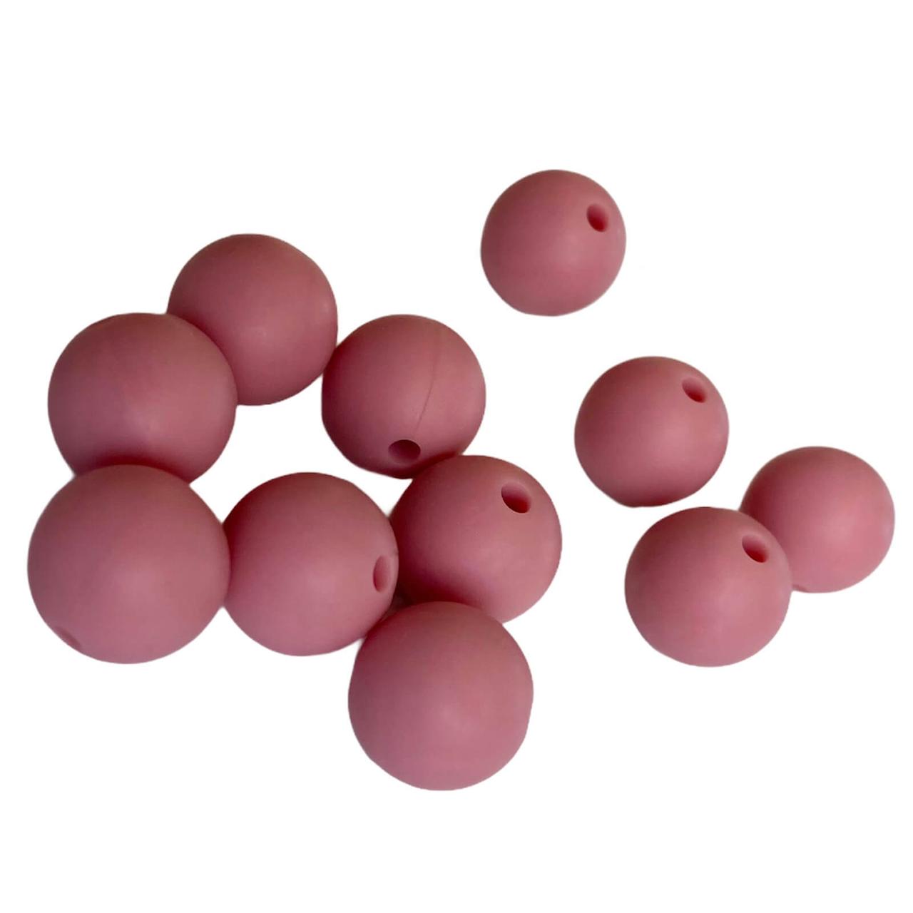 12мм (блаш) кругла, силіконова намистина, фото 1