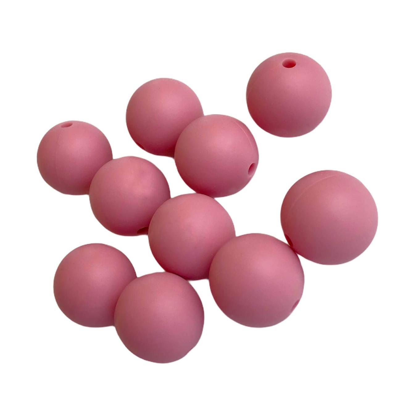 15мм (блаш) кругла, силіконова намистина, фото 1