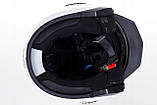 Мотошолом LS2 VERSO WHITE OF570 OPEN HELMET Білий, фото 9