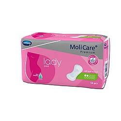 Прокладки урологічні при нетриманні сечі дуже легкого ступеня MoliCare® Premium lady pad 2 краплі 14шт/уп.