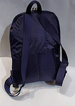 Міський рюкзак легкий для прогулянок синій із кишенею зовні на один відділ спортивний Dolly 845, фото 2