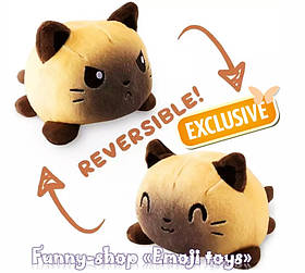 Мила двостороння іграшка кішечка безумовно сподобається в будь-якому віці (підходить в будь-якому віці)