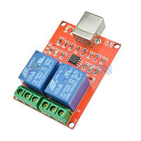 USB-реле для ПК, розумний дім, 2х 12V USB