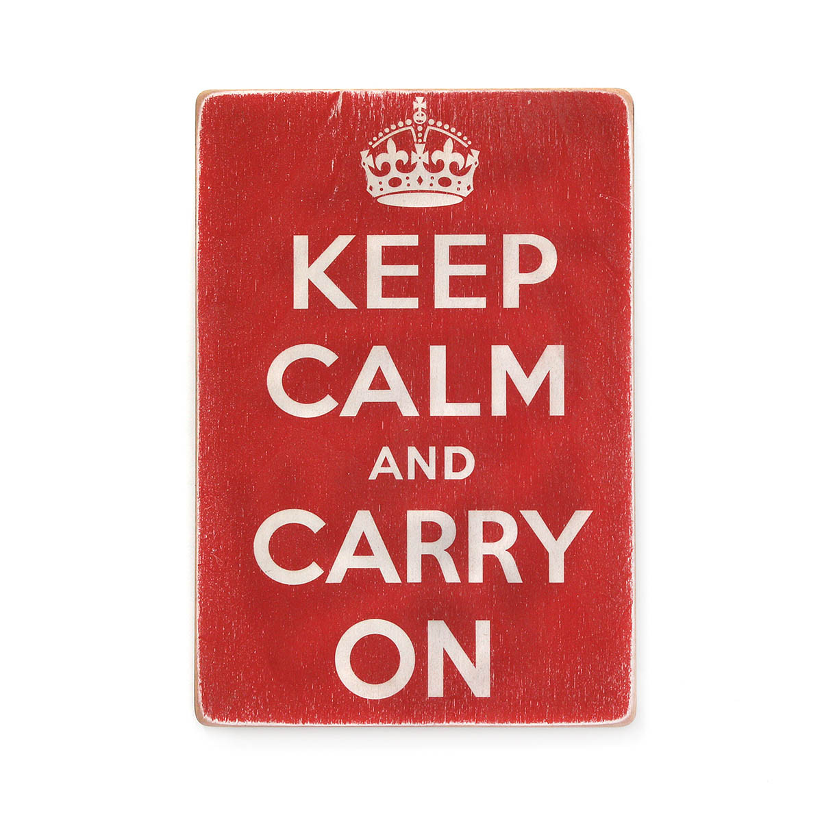 Дерев'яний постер "Keep calm and carry on"