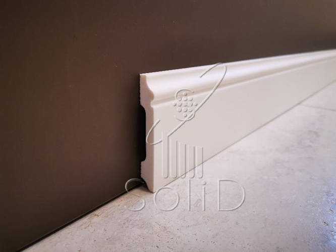 Плинтус напольный из дюрополимера, высота 120 мм, толщина 14 мм, 2,0 м ...