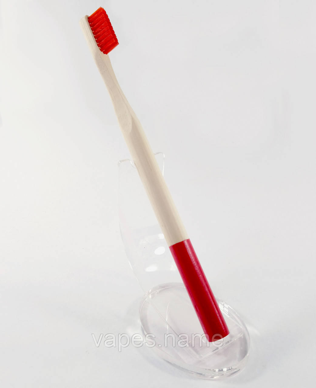 Зубна щітка бамбукова Червона