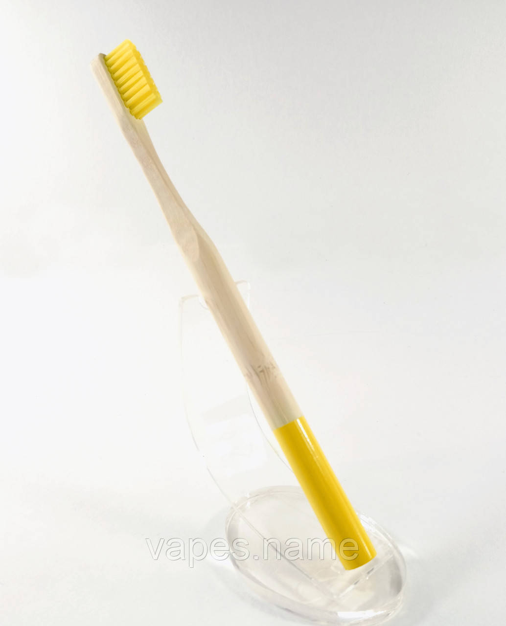 Зубна щітка бамбукова Жовта