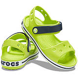Босоніжки, сандалі для хлопчика Крокси Крокбенд оригінал / Crocs Kids Crocband Sandal (12856), Зелені, фото 3