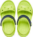 Босоніжки, сандалі для хлопчика Крокси Крокбенд оригінал / Crocs Kids Crocband Sandal (12856), Зелені, фото 5