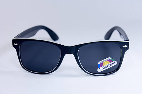 Дитячі окуляри polarized P954-2 чорно-білі, фото 2