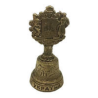 Сувенир колокольчик из бронзы Украина