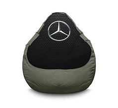 Крісло мішок "Mercedes-Benz" Оксфорд XL (80х110 см)