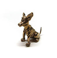 Статуетка собаки бронза Чихуахуа