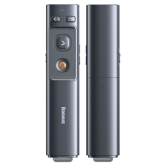 Лазерная указка Baseus Orange Dot Bluetooth Wireless Presenter Laser Pointer ACFYB-B0G Grey - фото 1 - id-p1372840189