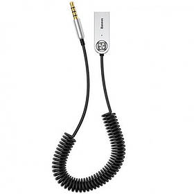 Перехідник адаптер Baseus Bluetooth Audio AUX/USB with mic CAB01-01 Silver