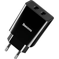 Сетевое зарядное устройство Baseus Speed Mini 2USB 2.1A CCFS-R01 Black