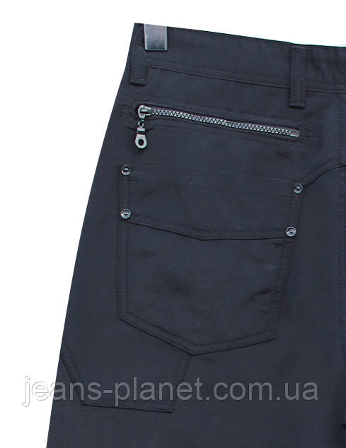Оригинальные мужские джинсы прямого покроя весна-лето 34 размер - фото 2 - id-p517886138