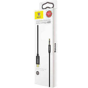 Кабель Baseus Yiven Cable Type-C to 3.5mm 1.2m CAM01-01 Black, фото 2