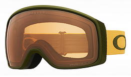 Гірськолижна маска Oakley Flight Tracker M (XM) Dark Brush Mustard лінза Prizm Persimmon