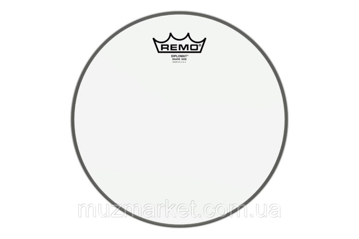 Пластик для барабана REMO DIPLOMAT 10" SNARE HAZY