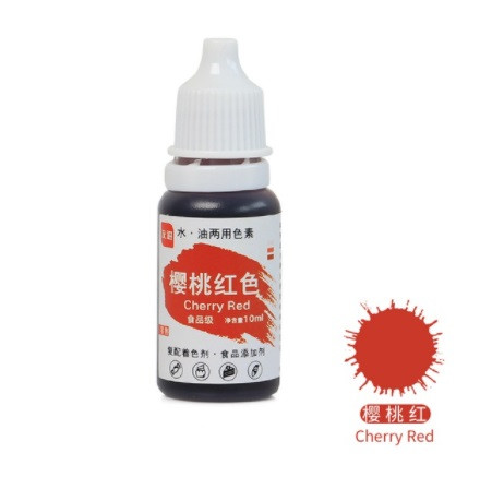 Харчовий барвник cherry red (темніший ніж на фото) - 10г, матеріал: пігментні чорнило), фото 1
