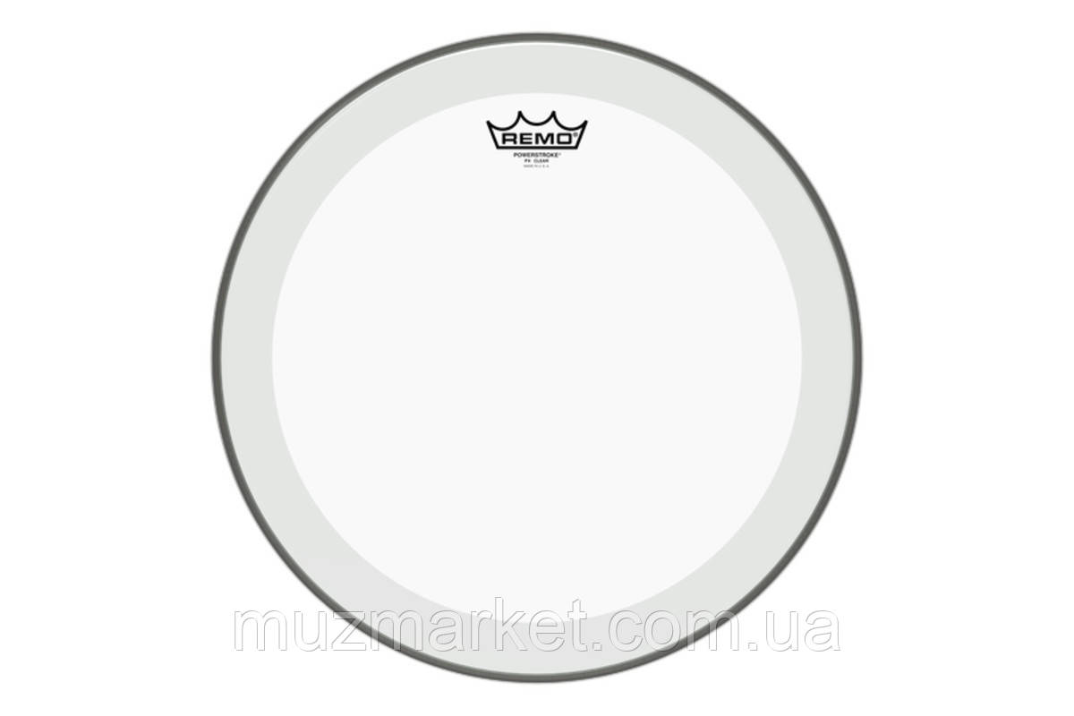 Пластик для барабана REMO Batter, POWERSTROKE 4, Clear, 16 Diameter