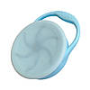 Силіконовий снек стакан для снеків, печива і фруктів. снечніца (бебі блю), фото 2