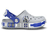Крокси Зоряні Війни флуоресцент світяться оригінал / Crocs Kids Crocband Star Wars R2D2 Clog (16277), Сірі, фото 5