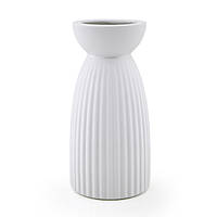 Керамическая настольная ваза «Тиффани» Белая