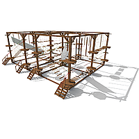 Модульний мотузковий парк, 24 етапу