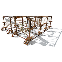 Модульний мотузковий парк, 32 етапа