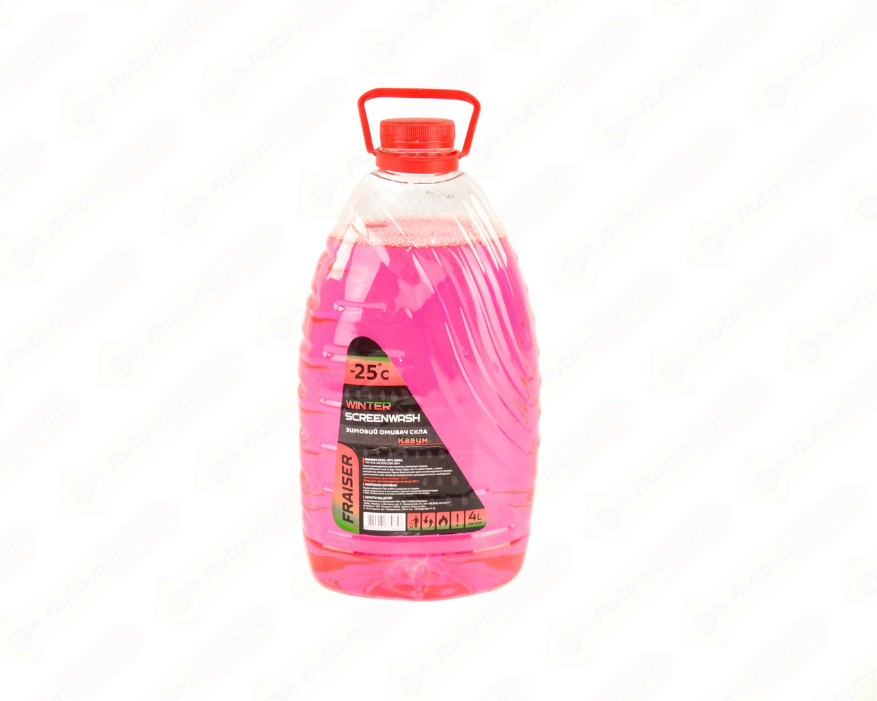 Рідина склоочисника (зимова, BubbleGum) -25C, 4л. - Auto France - FRAISERK-254L, фото 1