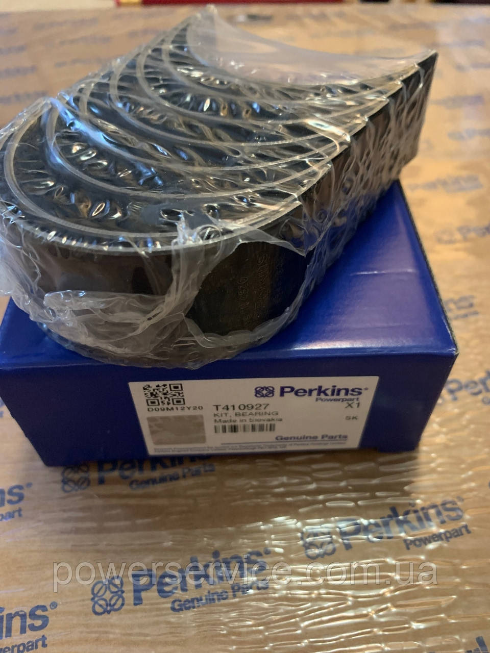 Оригінальний комплект шатунних вкладок (стд) T410927, 329-7846 Perkins, Перкінс, Перквінс