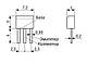 КТ315А транзистор NPN (100 мА 25В) (h21е: 30-120) 0,15W, фото 2