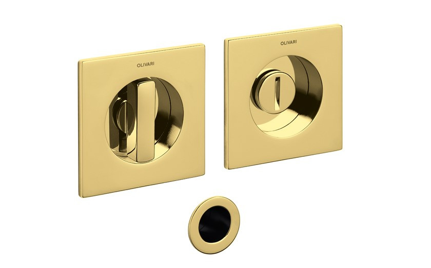 Ручка для розсувних дверей Olivari GIOTTO Q ZL золото глянсове (Італія), фото 1