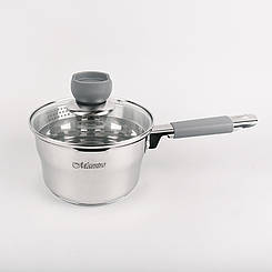 Ківш з кришкою MAESTRO нержавіюча сталь 16 см - 1.7 л 3507-16S