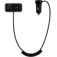FM-Трансмиттер Модулятор Baseus T-Typed S16 Bluetooth MP3 Charger CCTM-E01 Black