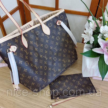 Сумка Louis Vuitton Neverfull Меdium монограм класична, фото 3