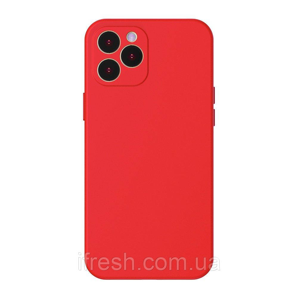 Чохол Baseus для iPhone 12 Pro Max Liquid Silica Gel, Bright red (WIAPIPH67N-YT09)