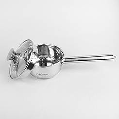 Ківш з кришкою MAESTRO нержавіюча сталь 14 см -1 л 3510-14s