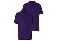 Футболка-поло George для мальчика фиолетовая, размеры 98-164