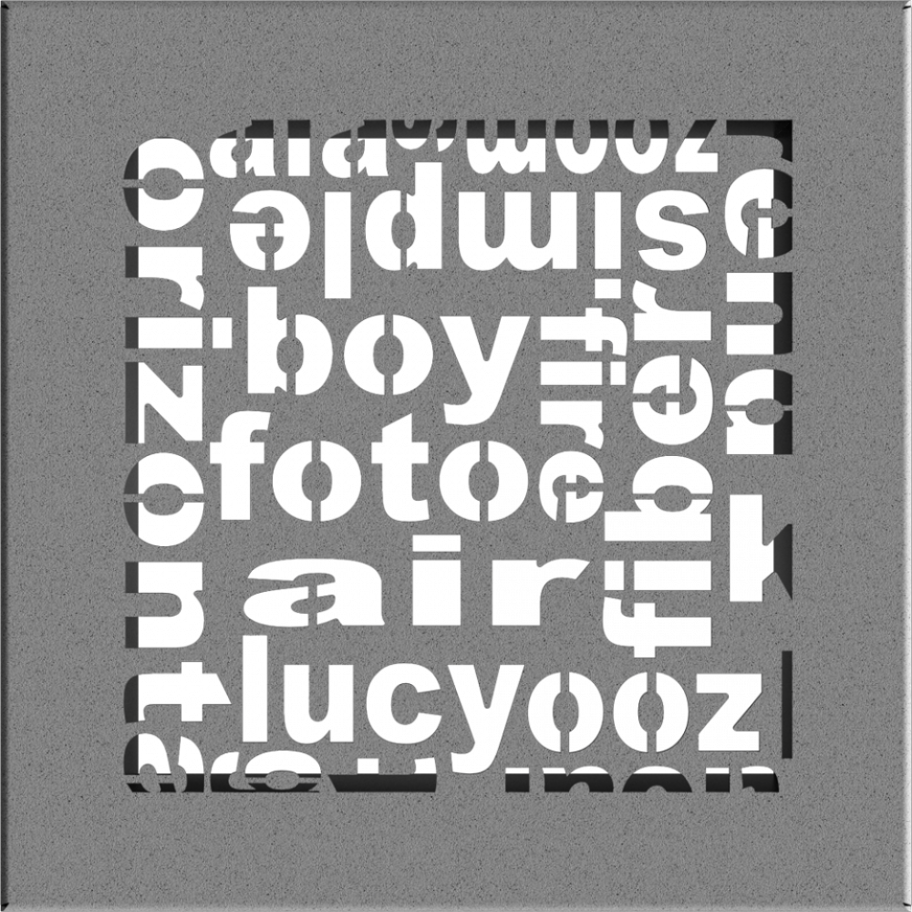 Решітка ABC графітова 17x17, фото 1