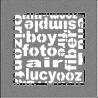 Решітка ABC графітова 17x17