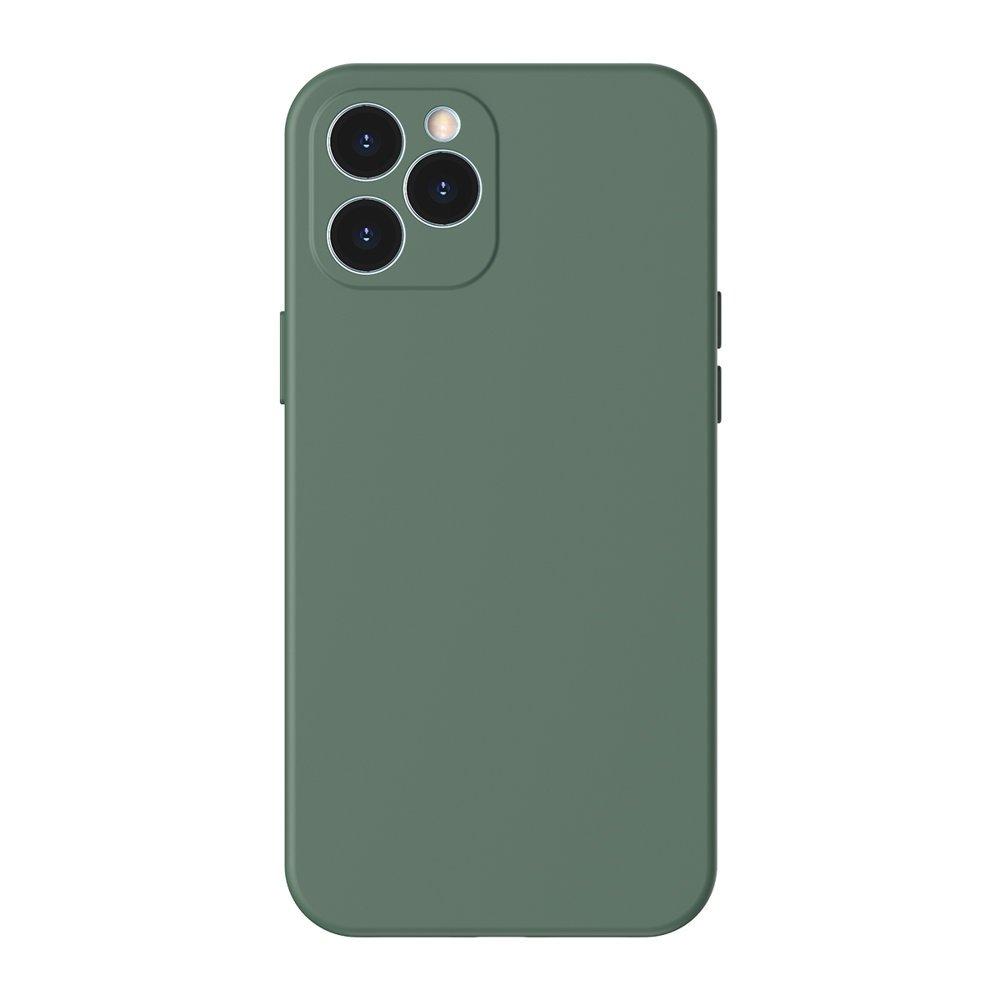 Чехол Baseus для iPhone 12 Pro Liquid Silica Gel, Dark green (WIAPIPH61P-YT6A)